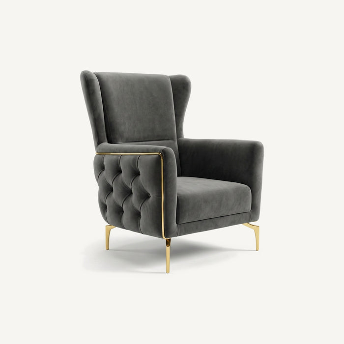 Aspendos Armchair Dark gray Baby Face 20 — Dark Gray (Baby Face 20)