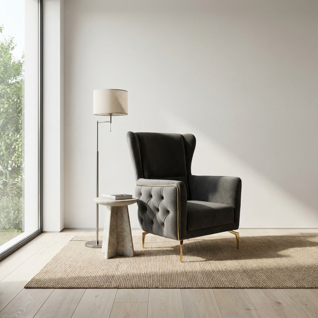 Aspendos Dark Gray Baby Face 20 05 Armchair Room1