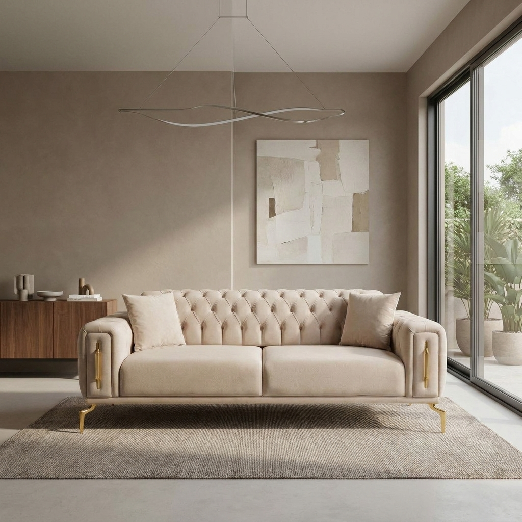 Aspendos Light Beige Baby Face 02 02 Sofa Room2