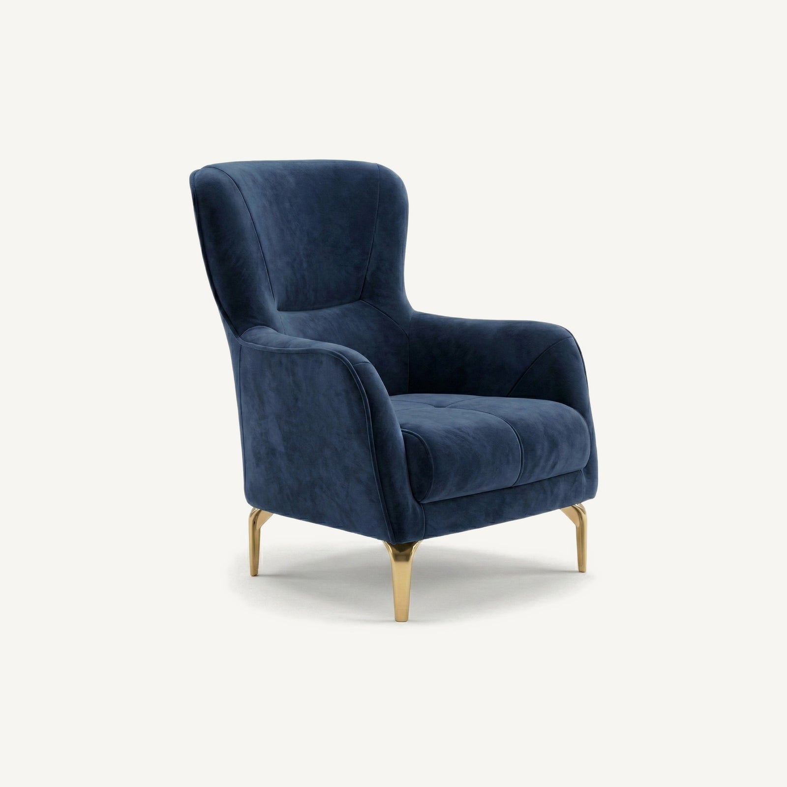 Gloria Armchair Navy Blue Luna 19