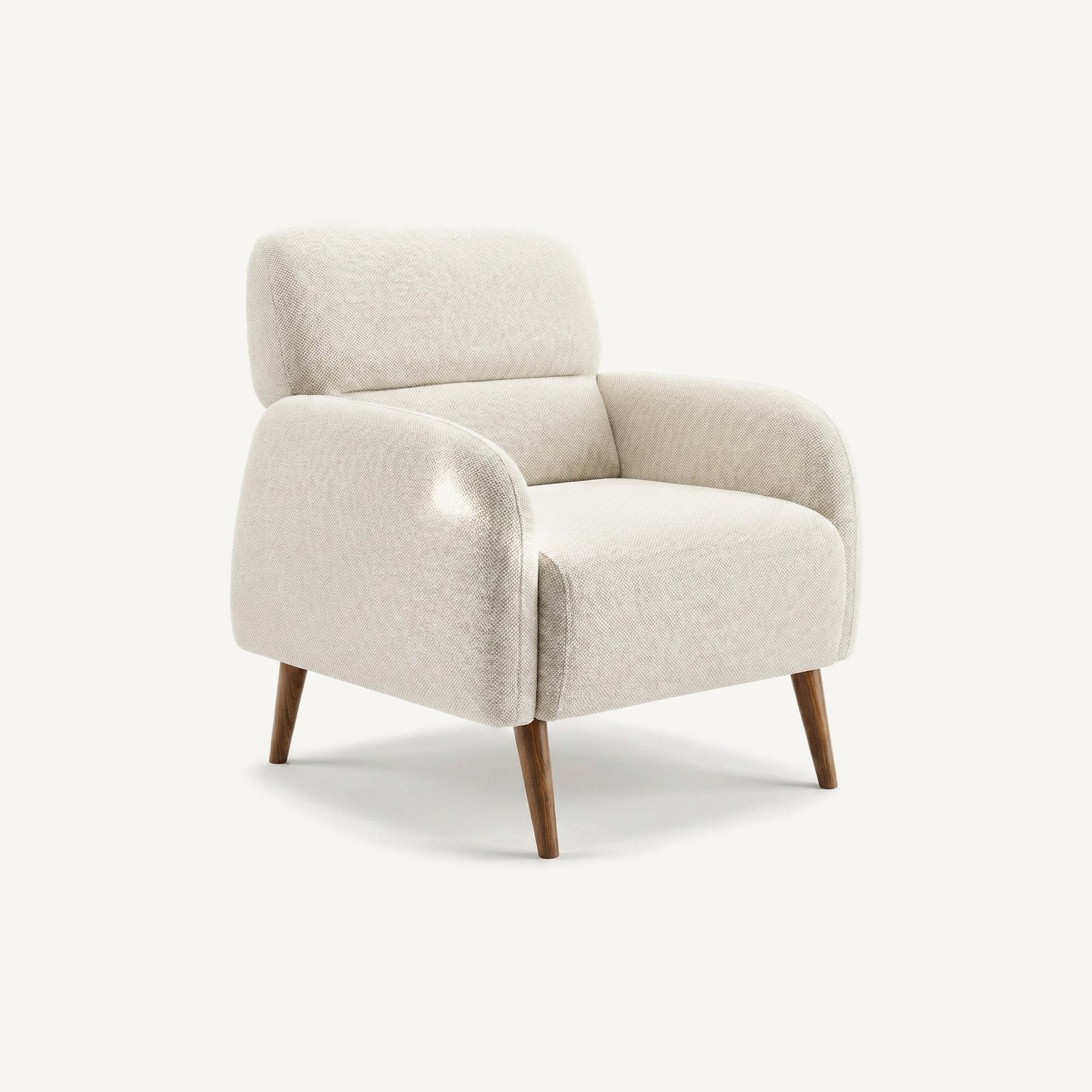 Lotus Armchair White Punto 01