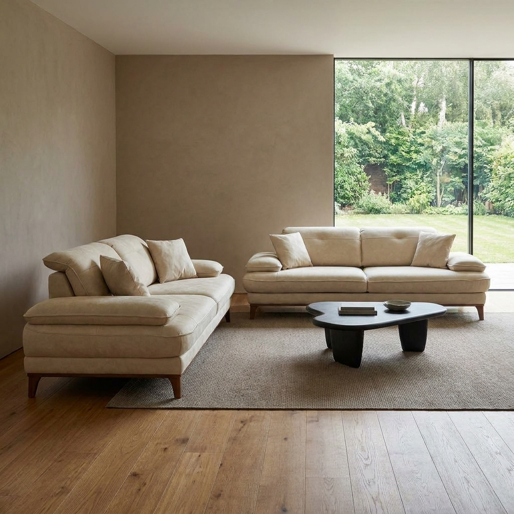 Mastek Cream 07 Set Sofa Sofa