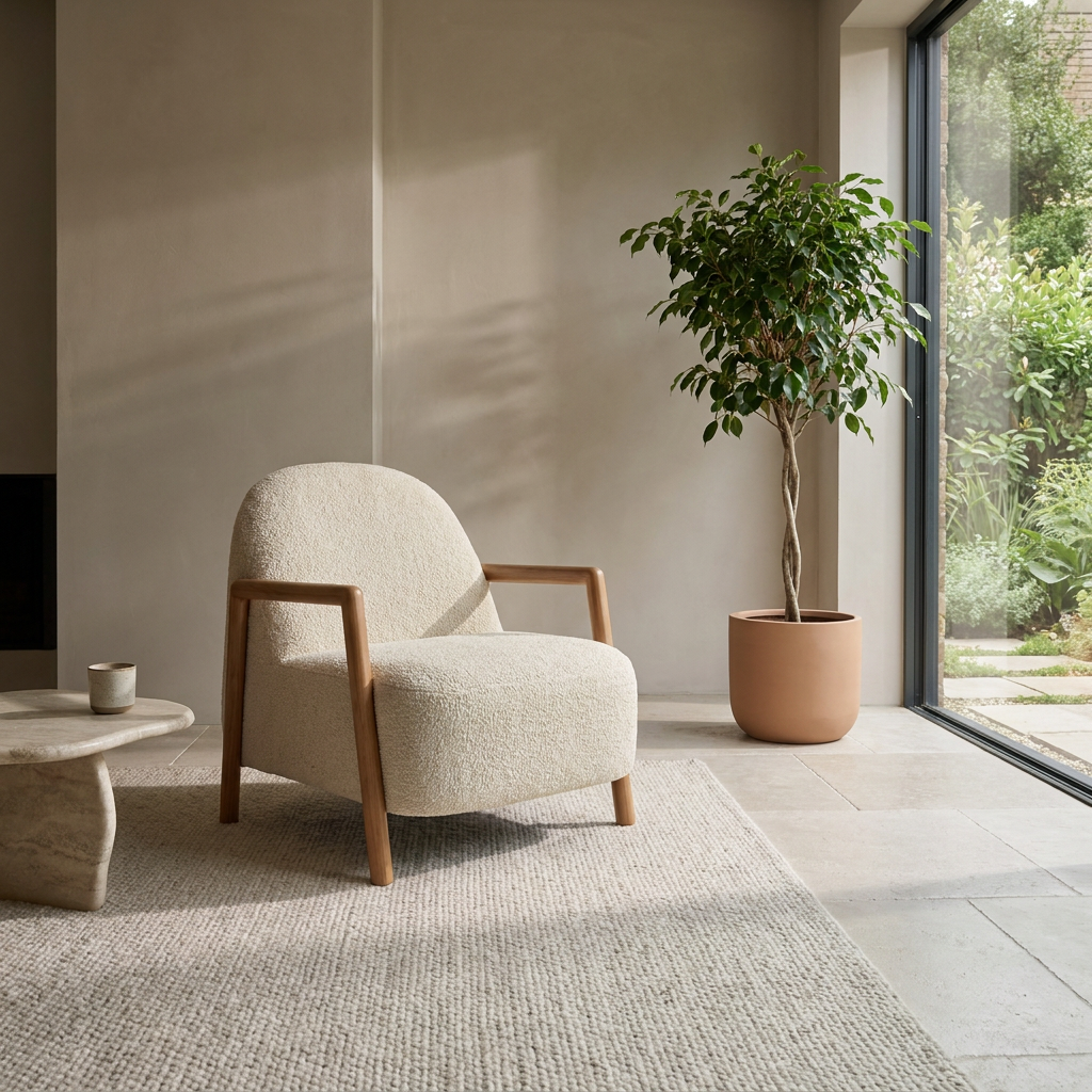Soft Beige Verena 4012 06 Armchair Room2