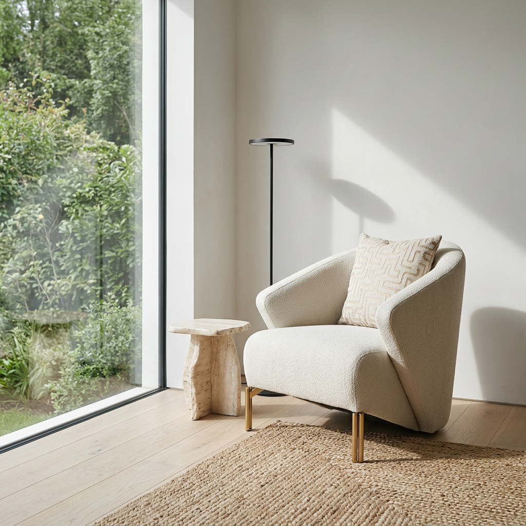 Veronica Beige 05 Armchair Room1