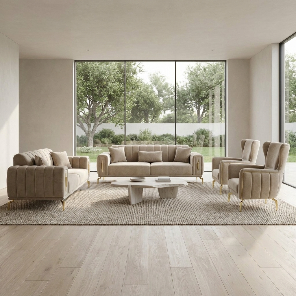 Zumrut Line Beige Baby Face 04 12 Set Full Suite