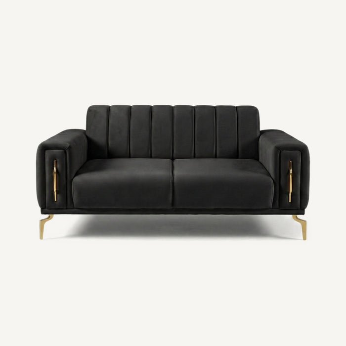 Zumrut Line Loveseat Navy Blue Baby Face 22 — Navy Blue (Baby Face 22)