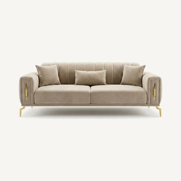 Zumrut Line Sofa Beige Baby Face 04
