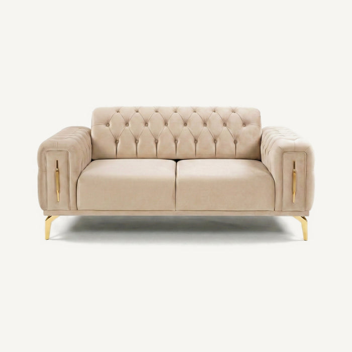 Aspendos Loveseat Light Beige Baby Face 02 — Light Beige (Baby Face 02)
