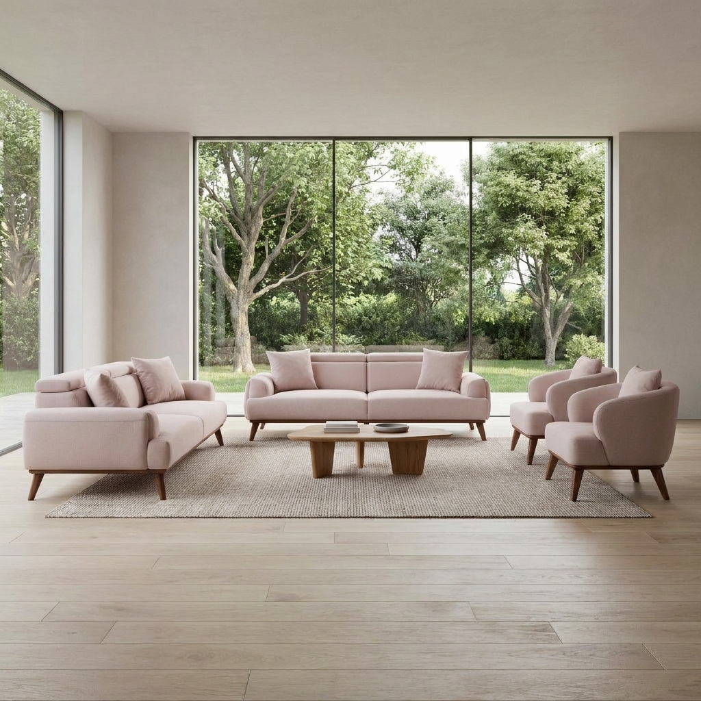 Bella Blush Pink 09 Set Full Suite
