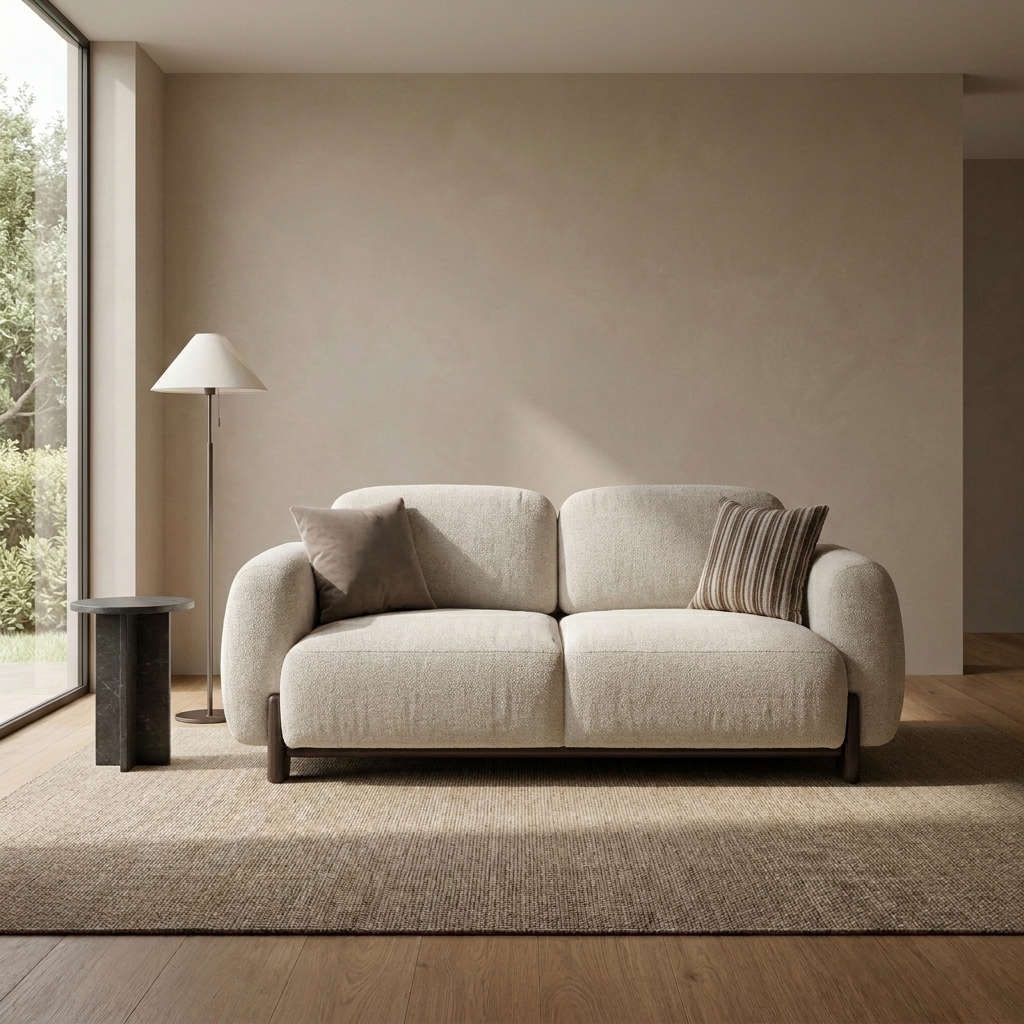 Biga Greige 03 Loveseat Room1