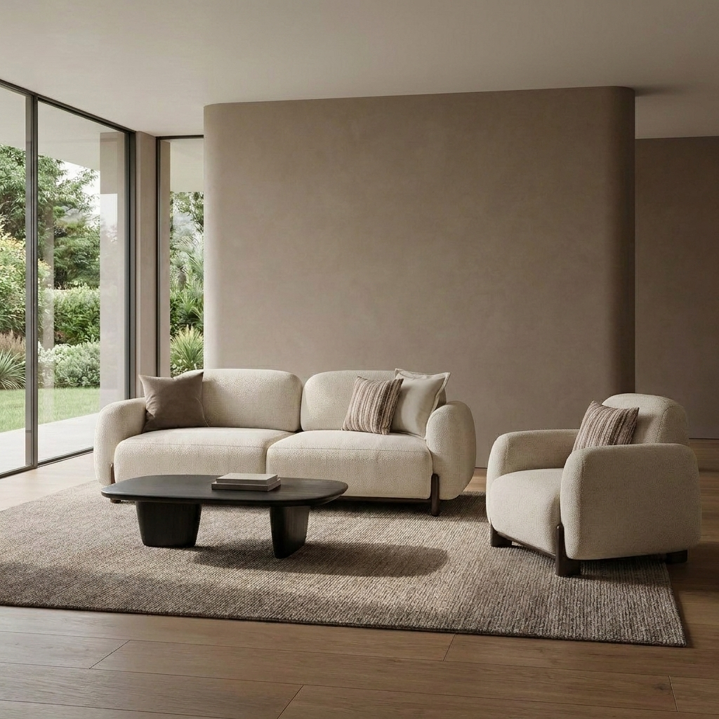 Biga Greige 07 Set Sofa Armchair