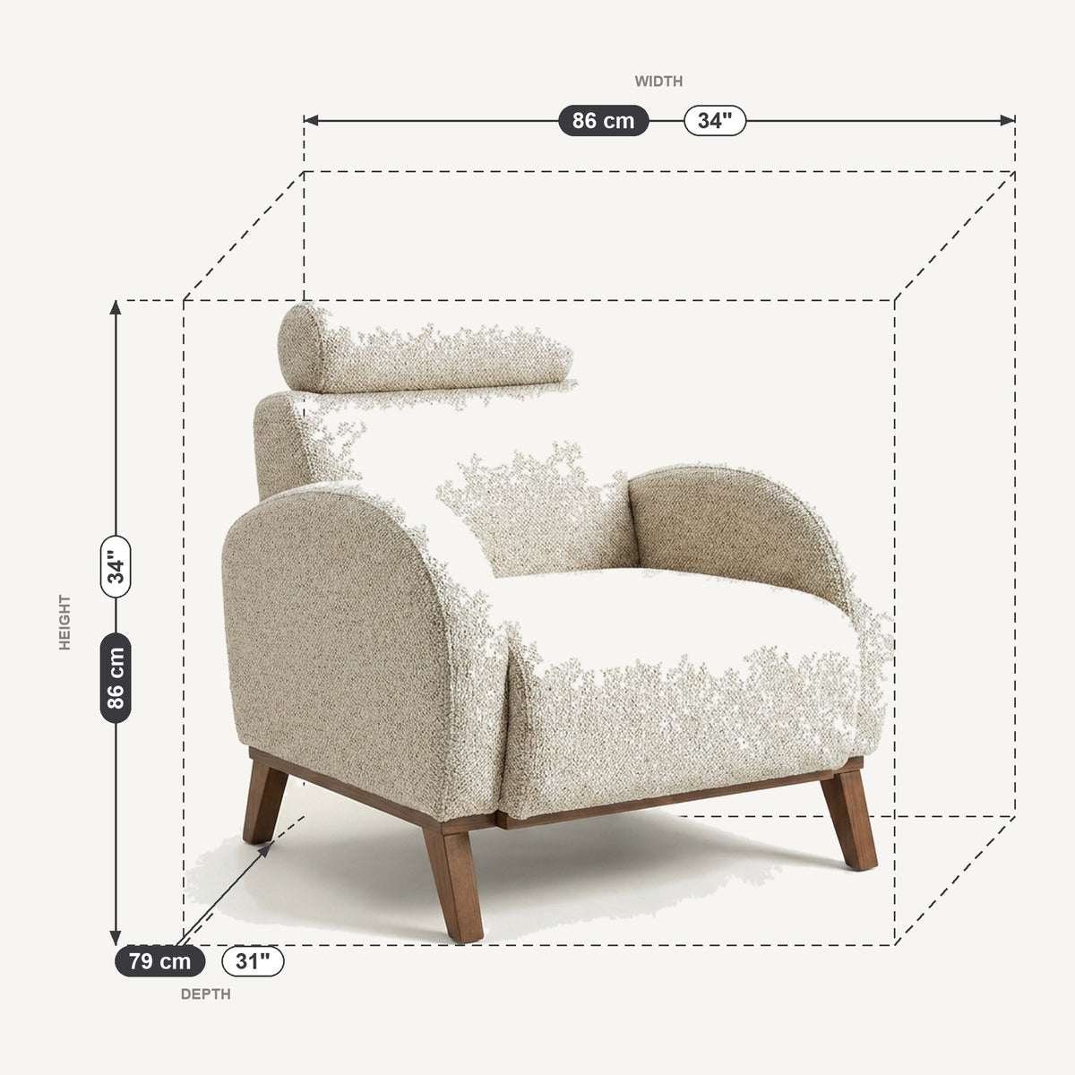Diana Dimensions Armchair