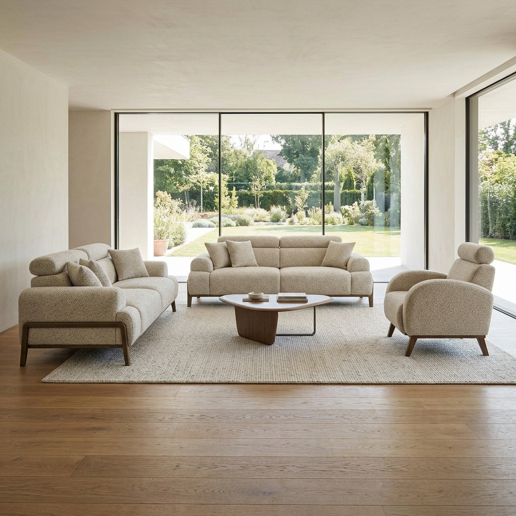Diana Flecked 08 Set Sofa Sofa Armchair
