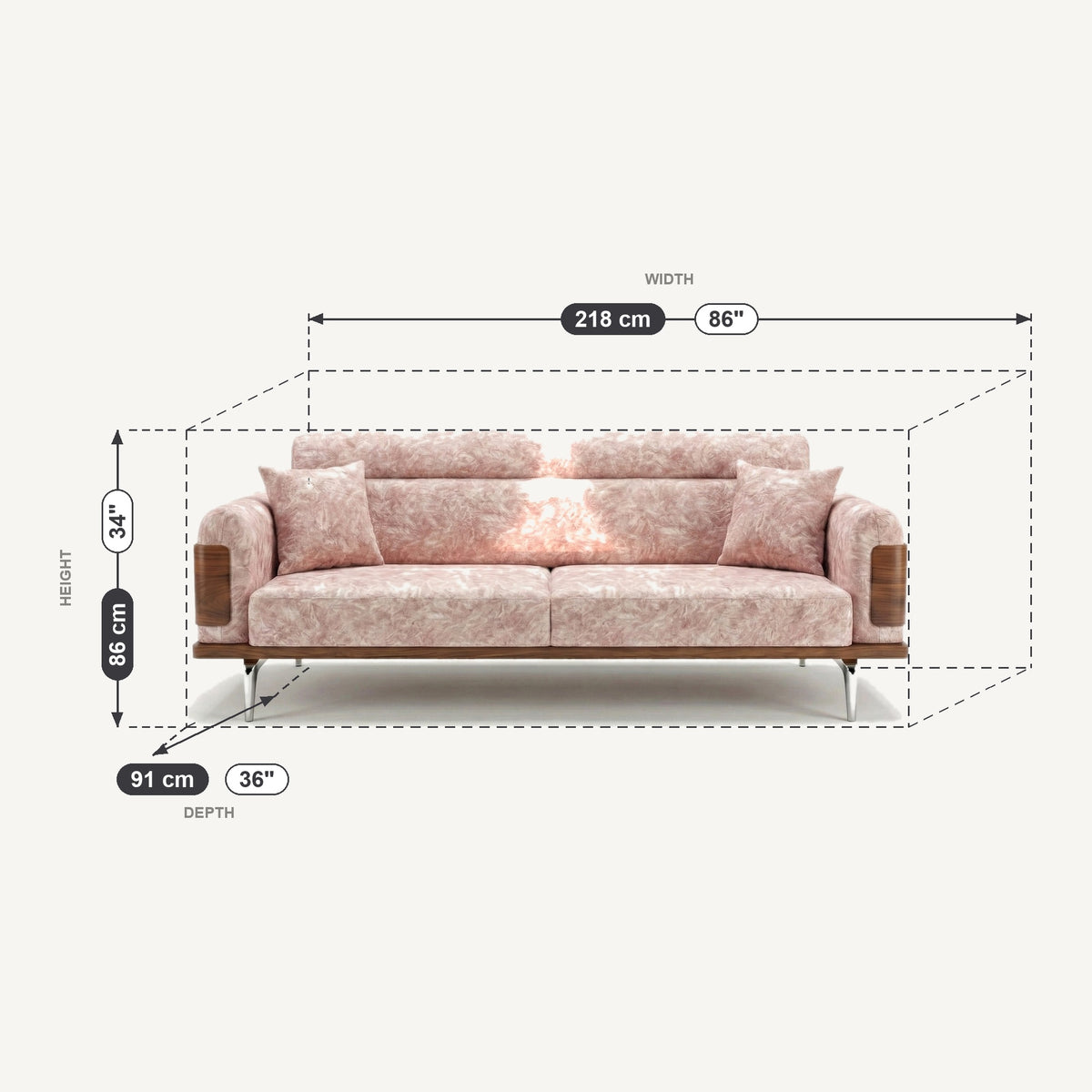 Dream Dimensions 3 Seater