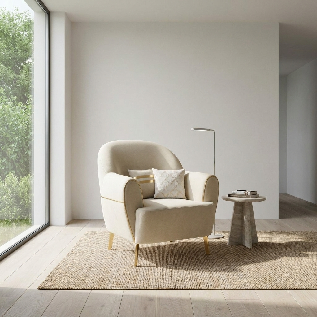 Icona Cream Holland 01 05 Armchair Room1
