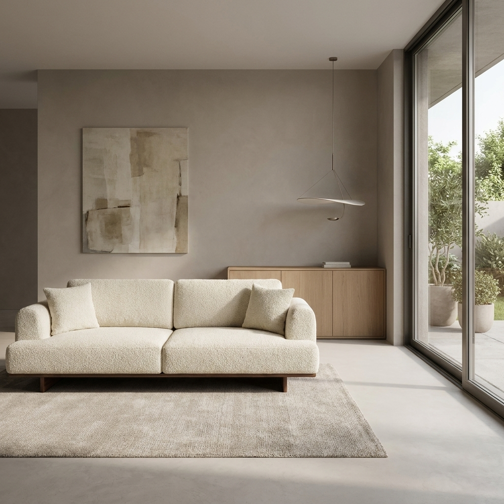 Lara Beige LIZBON 110 02 Sofa Room2