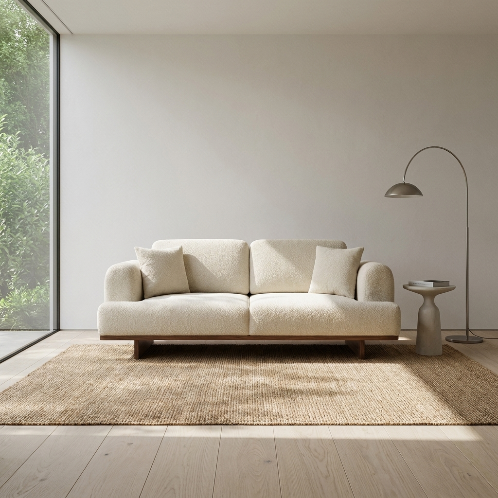 Lara Beige LIZBON 110 03 Loveseat Room1