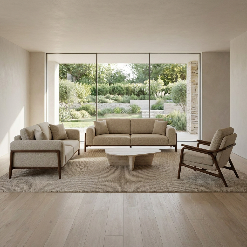 Loft Beige Guleser 21540 11 09 Set Sofa Loveseat Armchair