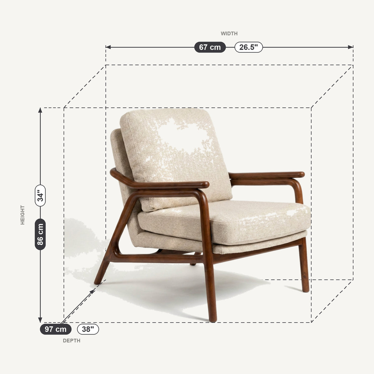 Loft Dimensions Armchair