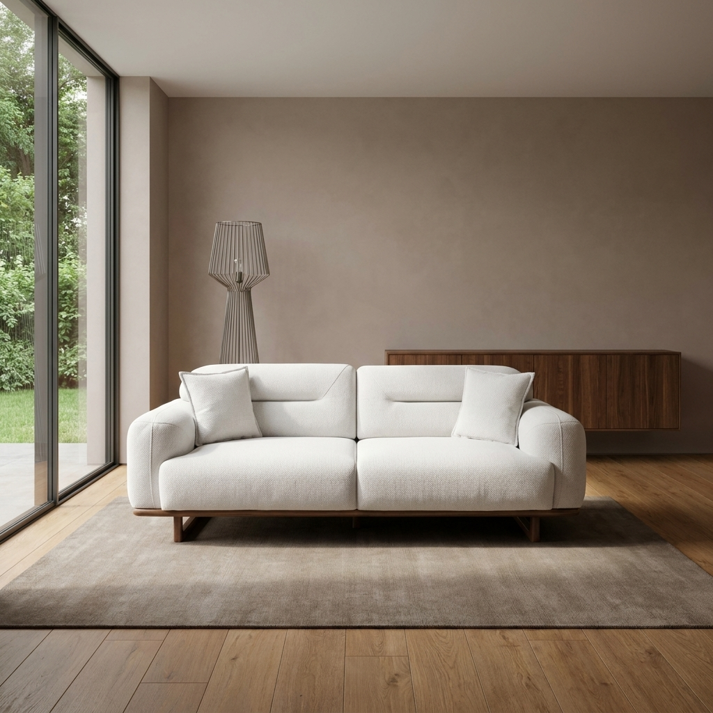 Lotus White Punto 01 01 Sofa Room1