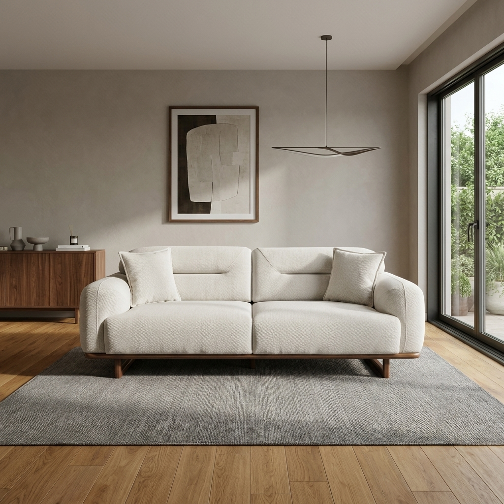 Lotus White Punto 01 02 Sofa Room2
