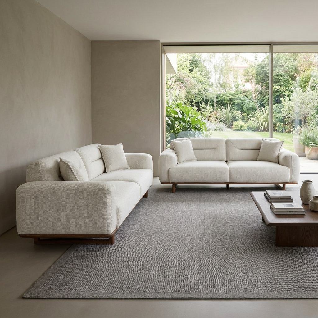 Lotus White Punto 01 10 Set Sofa Sofa