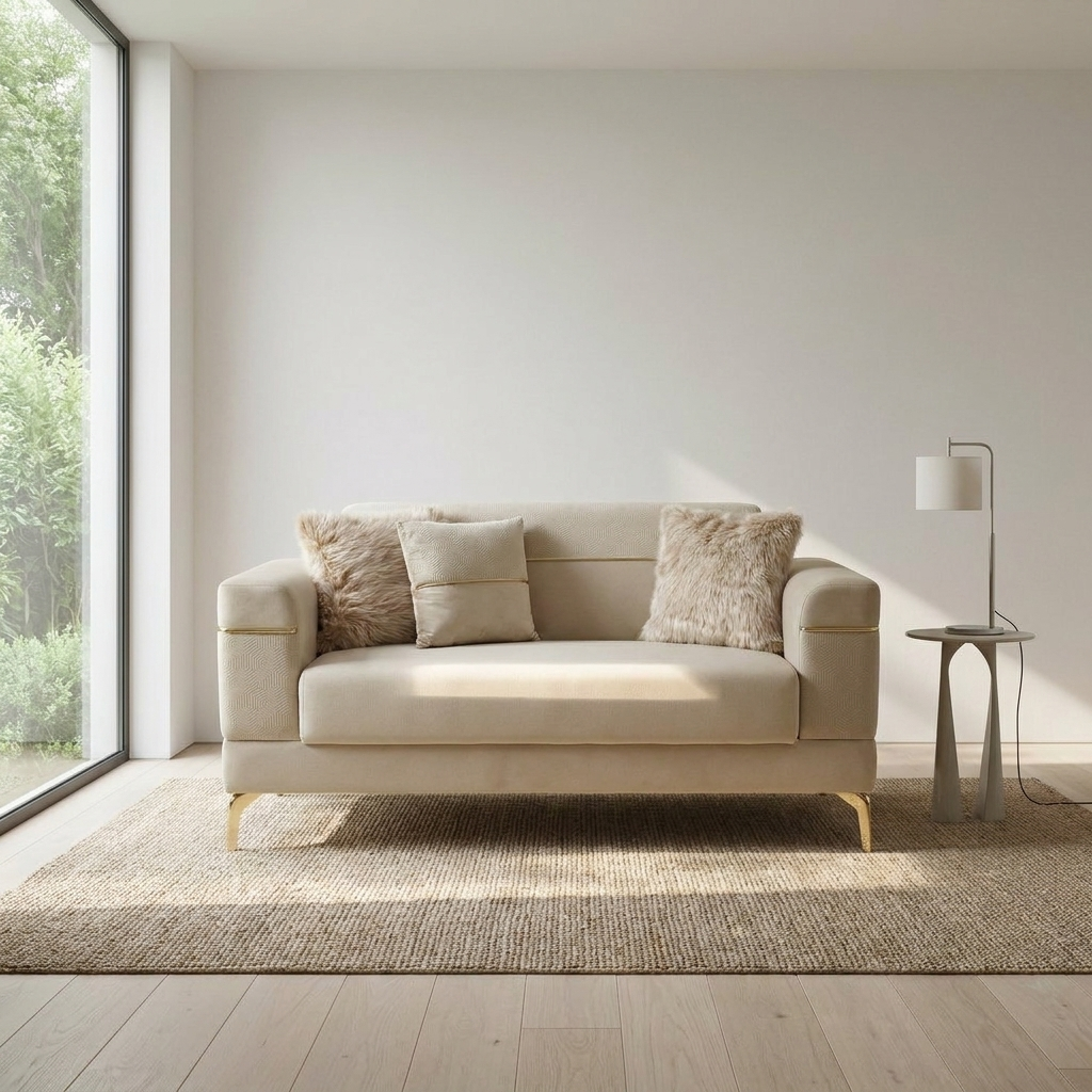 Lumina Beige Grance 02 03 Loveseat Room1