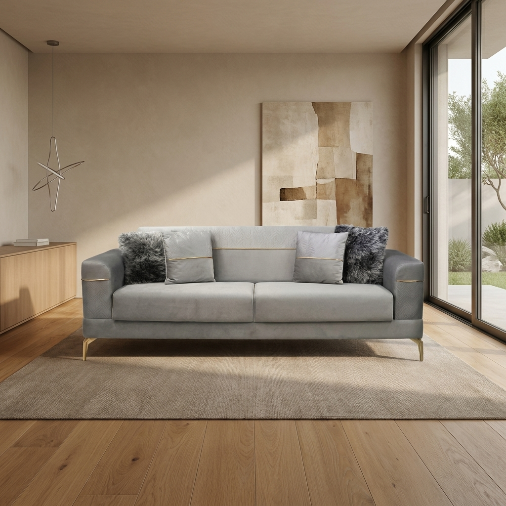 Lumina Gray Grance 17 02 Sofa Room2