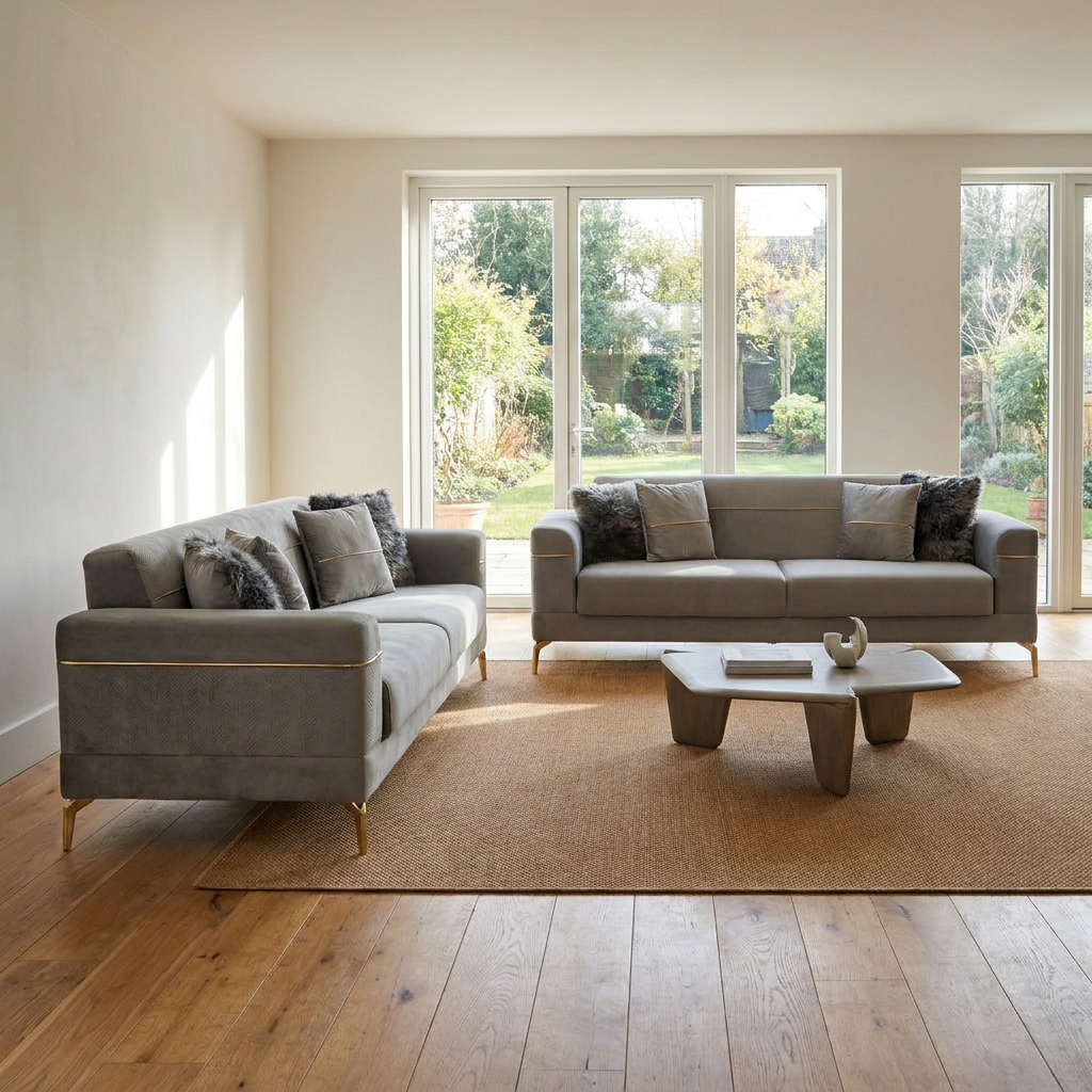 Lumina Gray Grance 17 10 Set Sofa Sofa