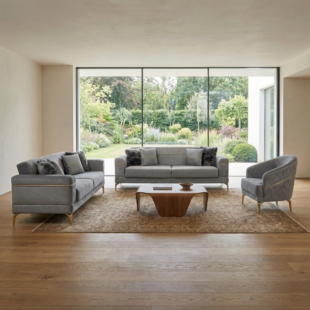 Lumina Gray Grance 17 11 Set Sofa Sofa Armchair