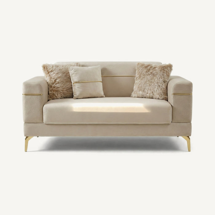 Lumina Loveseat Beige Grance 02 — Beige (Grance 02)