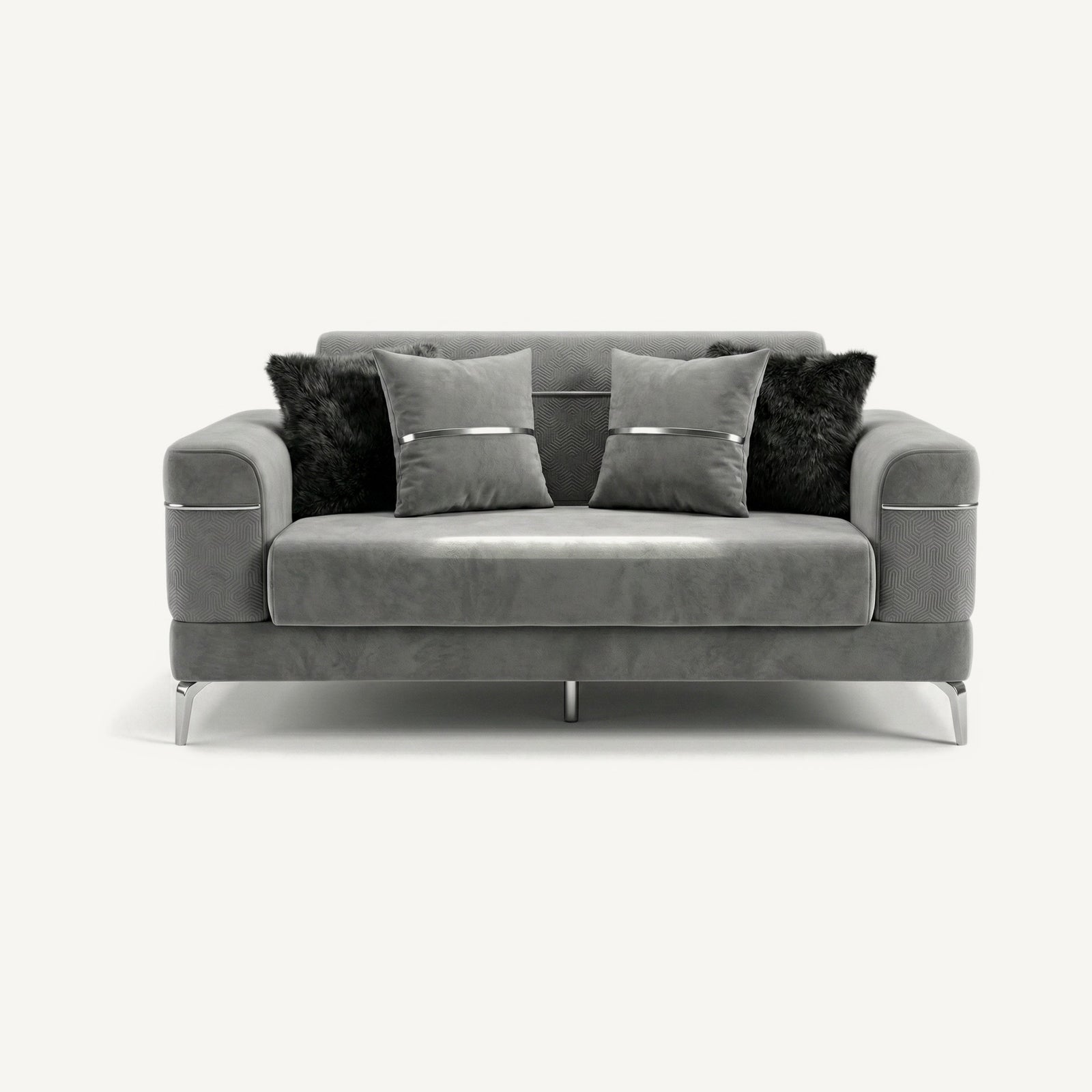 Lumina Loveseat Gray Grance 17