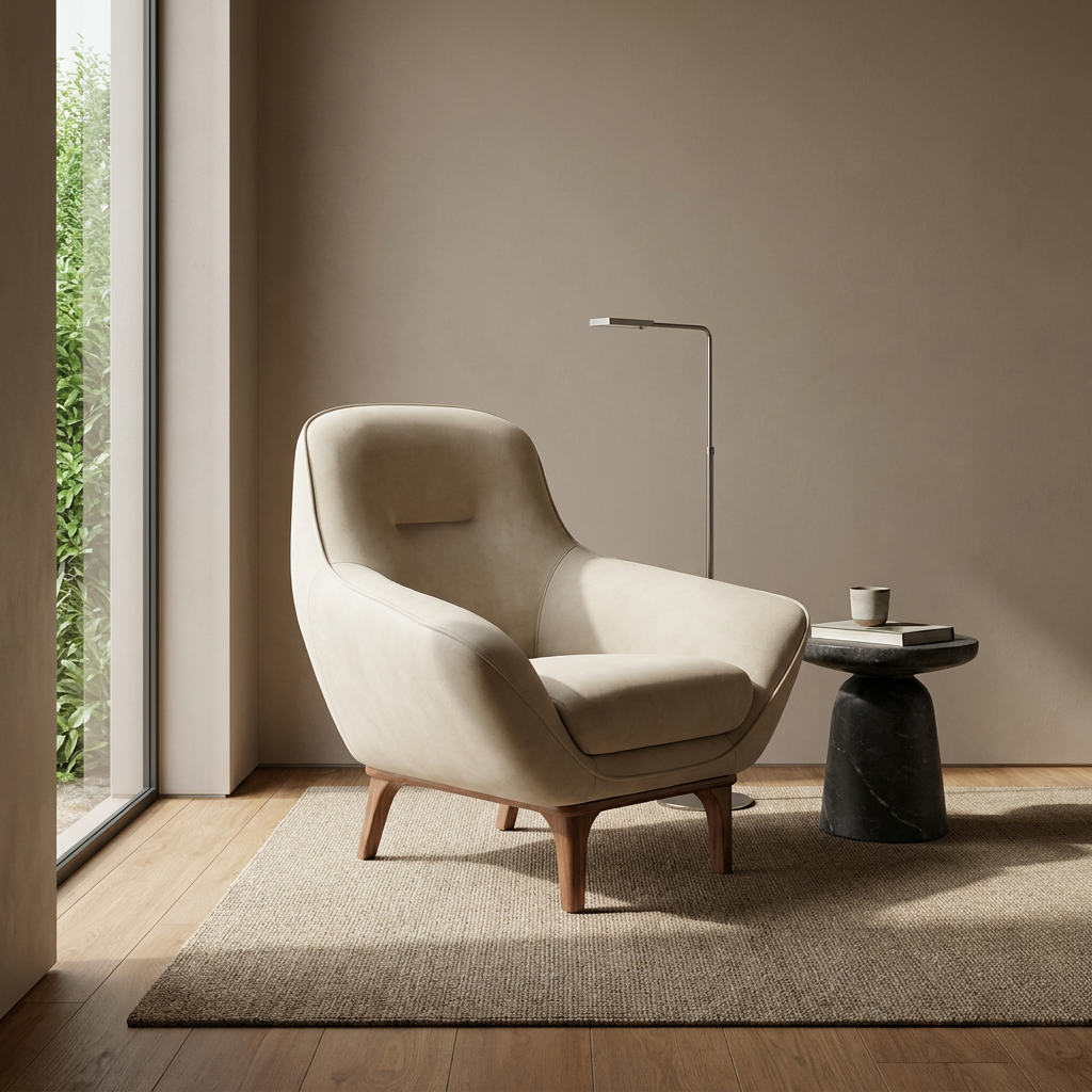 Mastek Cream 03 Armchair Room1