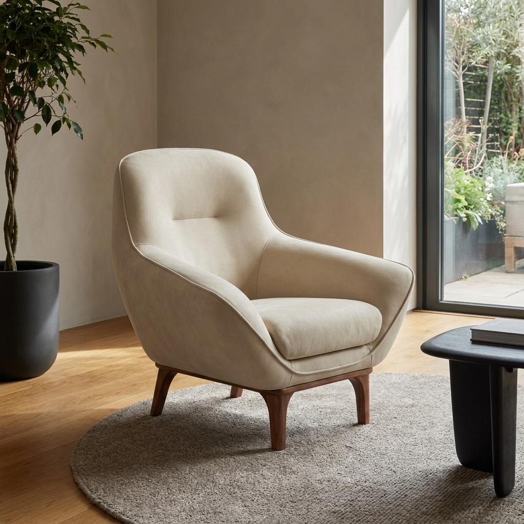 Mastek Cream 04 Armchair Room2