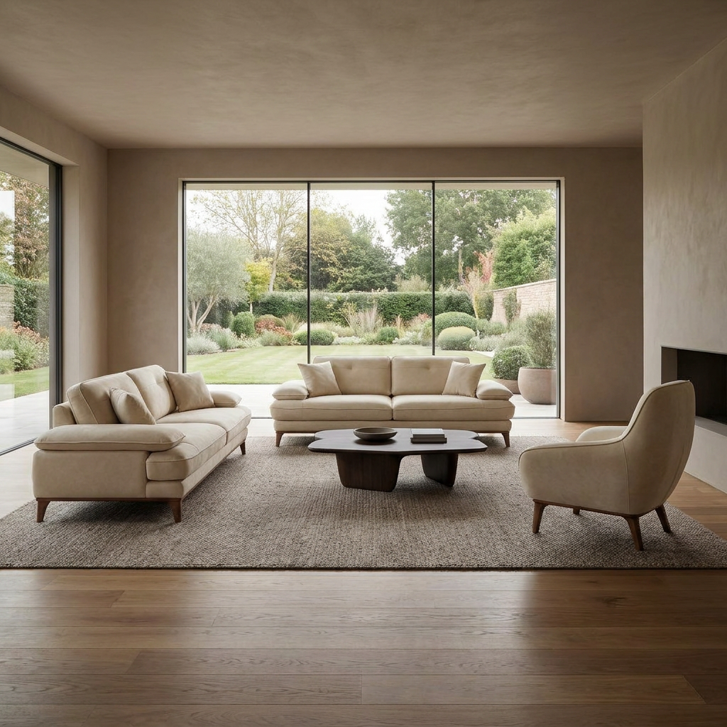 Mastek Cream 08 Set Sofa Sofa Armchair