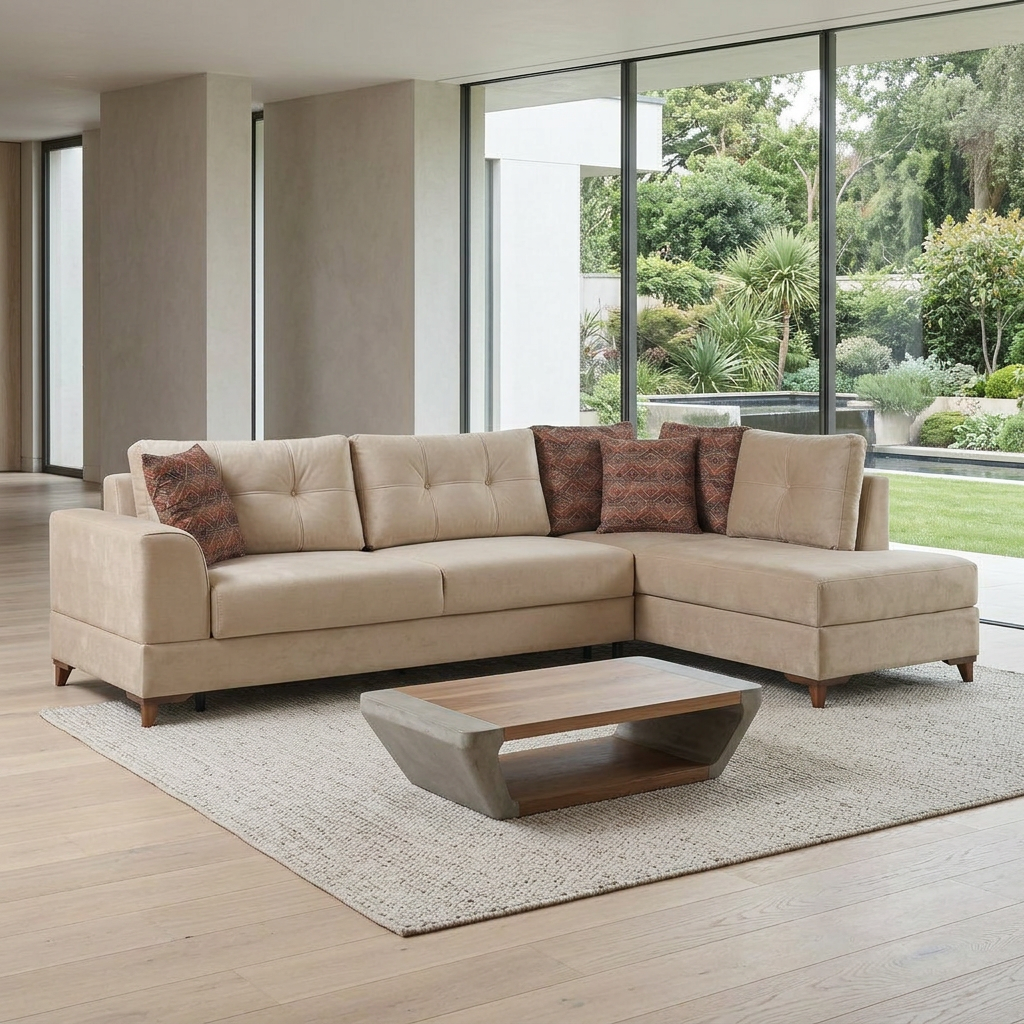 Merve Sectional Beige Baby Face 02 05 ThreeQuarter 30deg