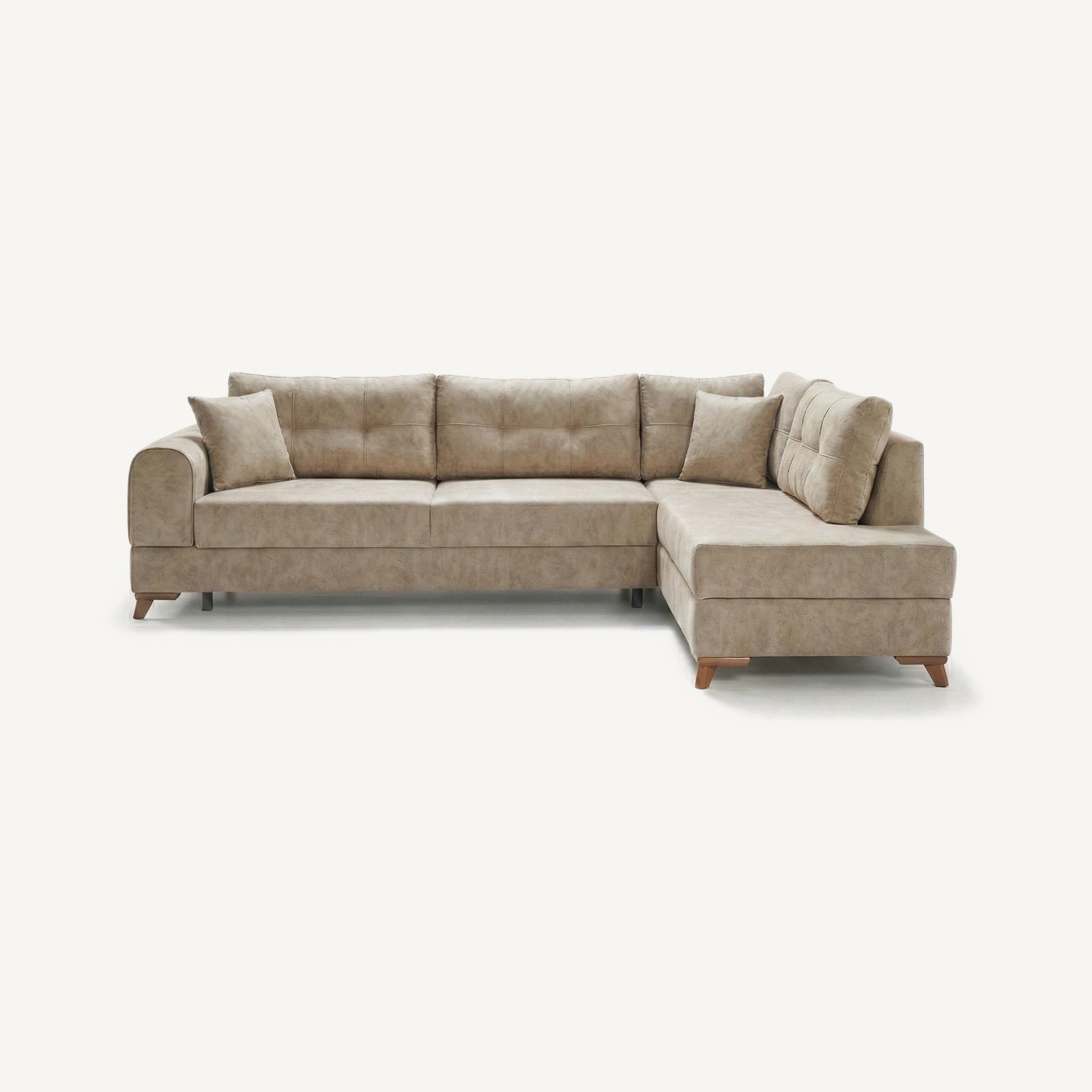 Merve Sectional Beige Zen 11