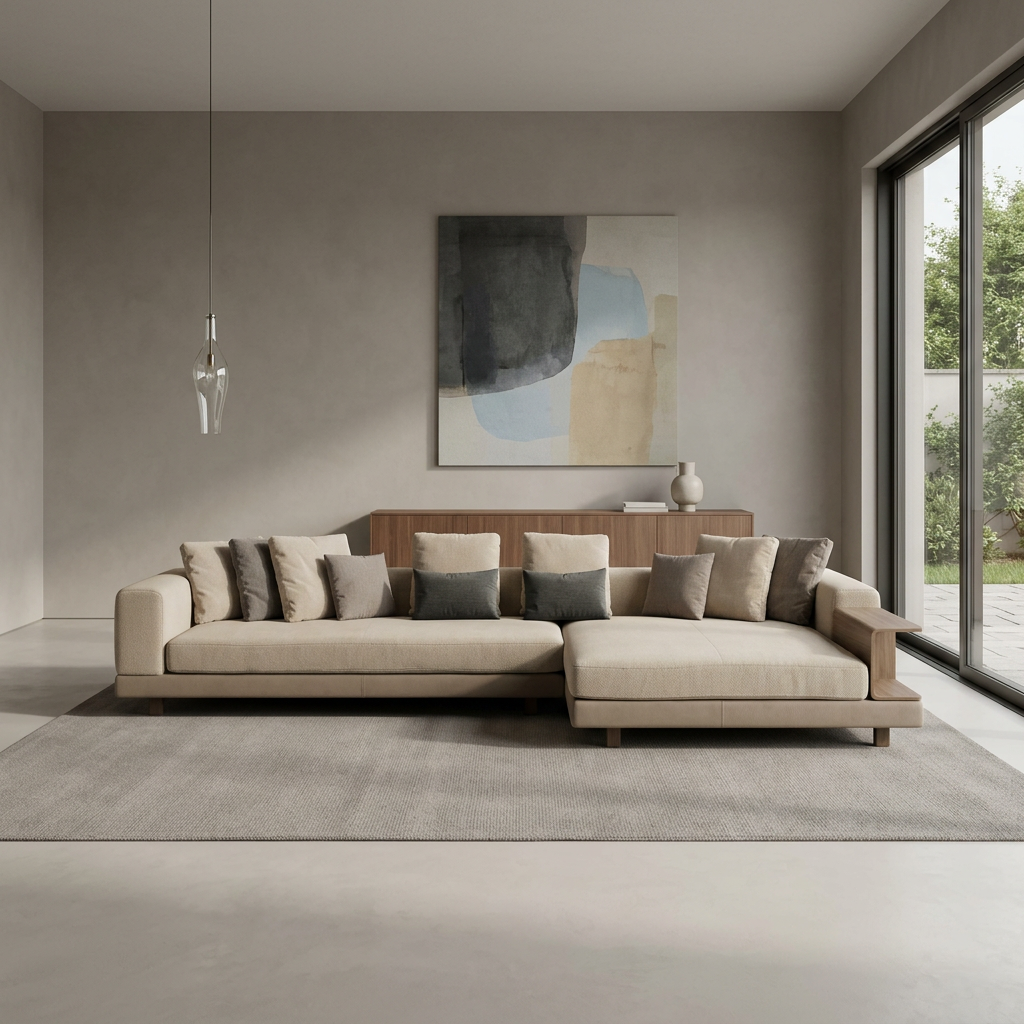 Morgan Sectional Beige 02 Room2 Straight