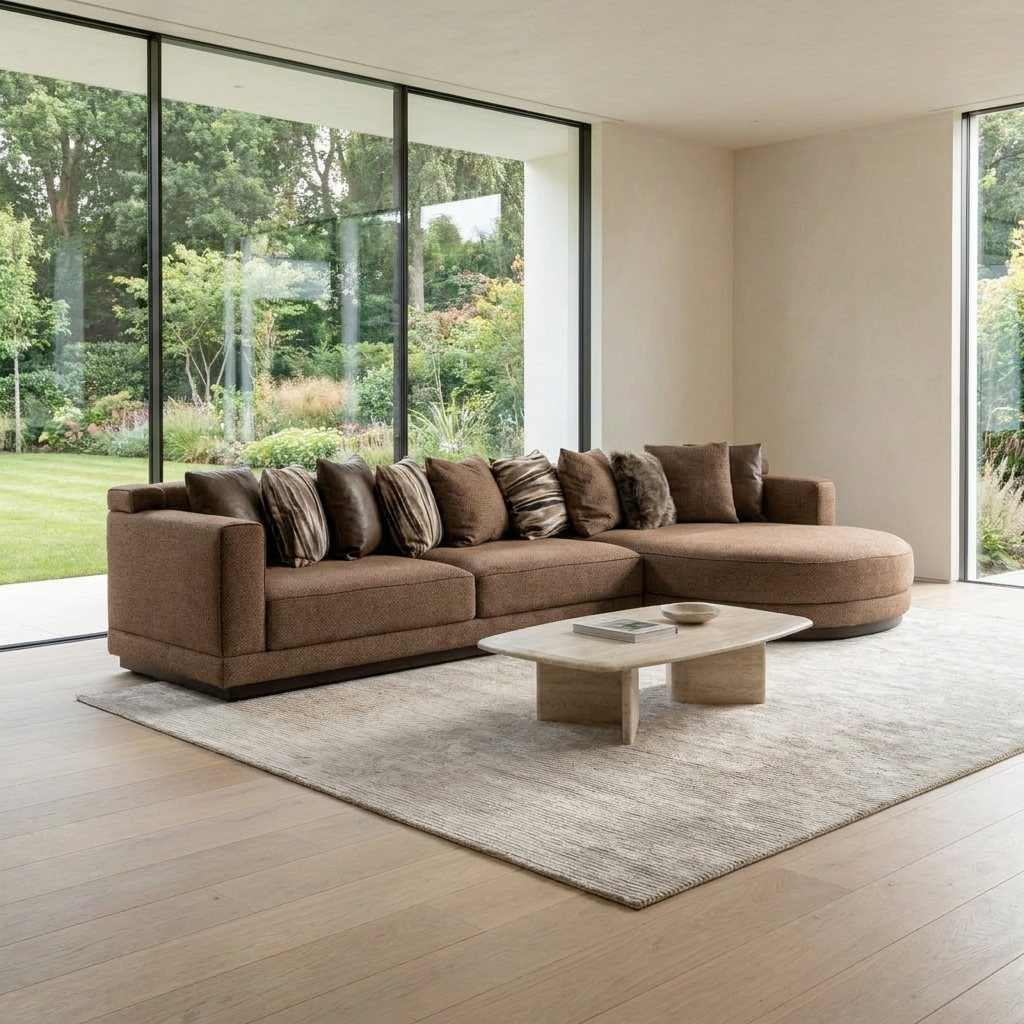 Picasso Brown KRBRW17 03 Sectional ThreeQuarter