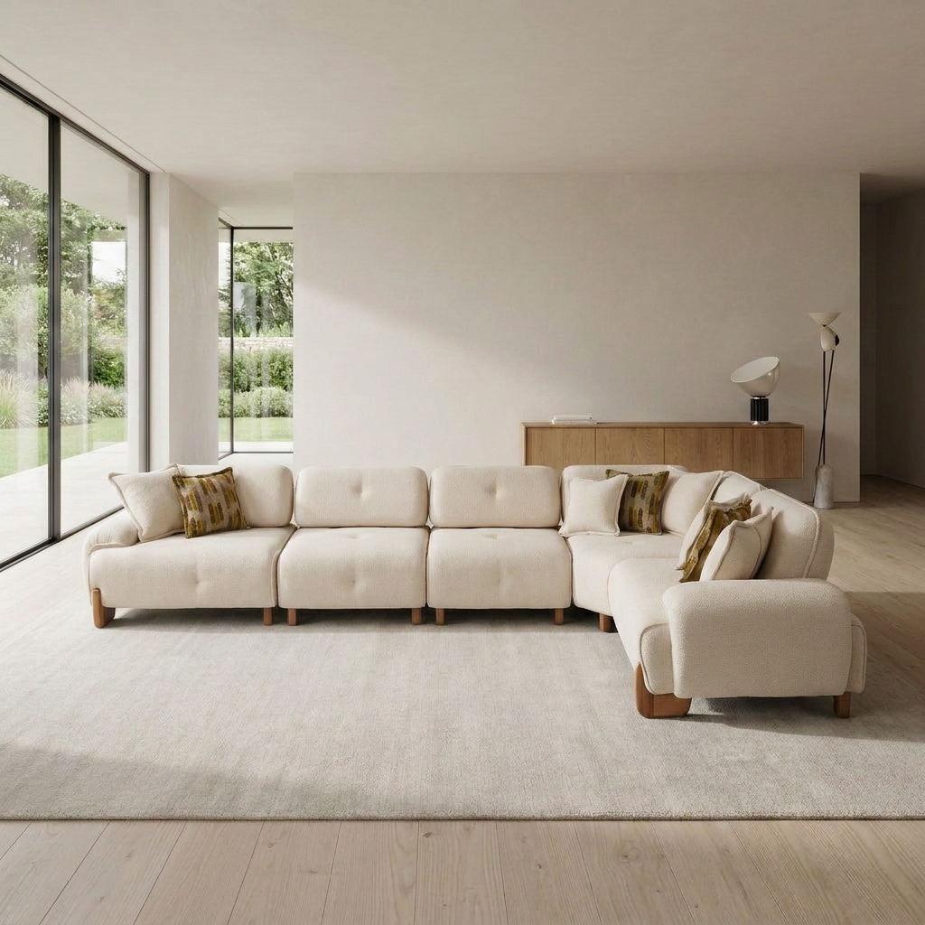 Sedef Cream 01 Sectional Room1