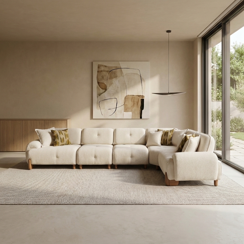 Sedef Cream 02 Sectional Room2