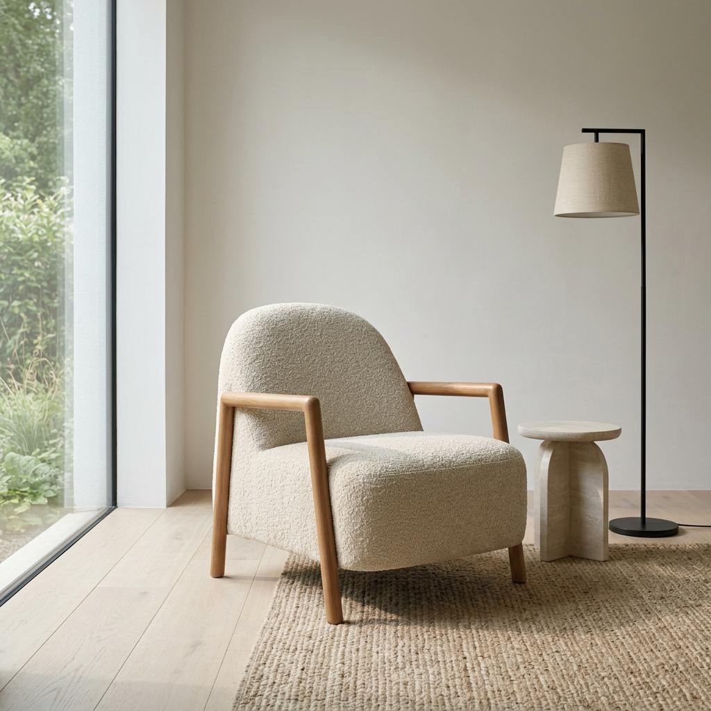 Soft Beige Verena 4012 05 Armchair Room1