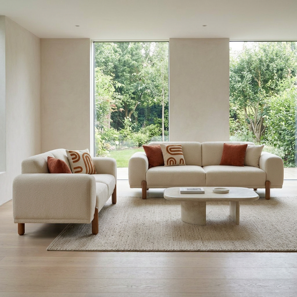 Soft Beige Verena 4012 08 Set Sofa Sofa2
