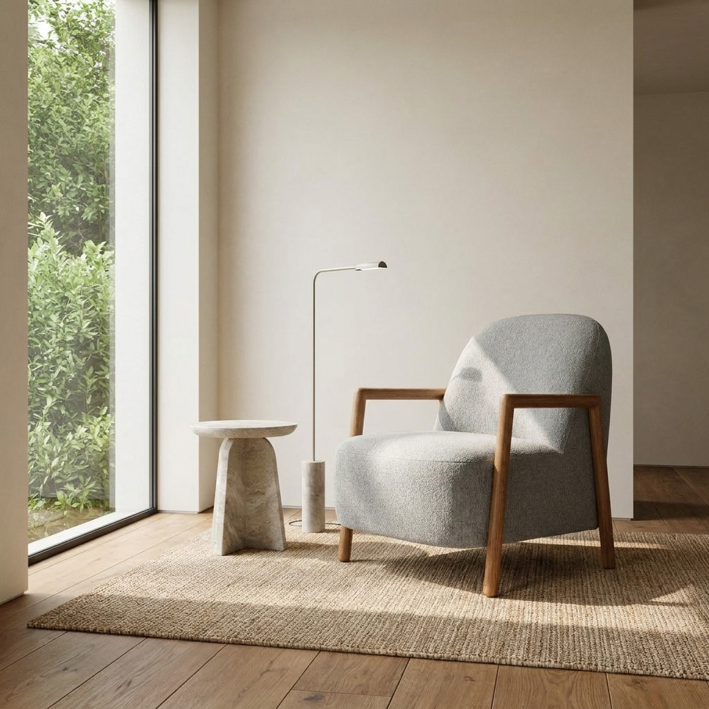 Soft Gray Verena 16002 03 Armchair Room1