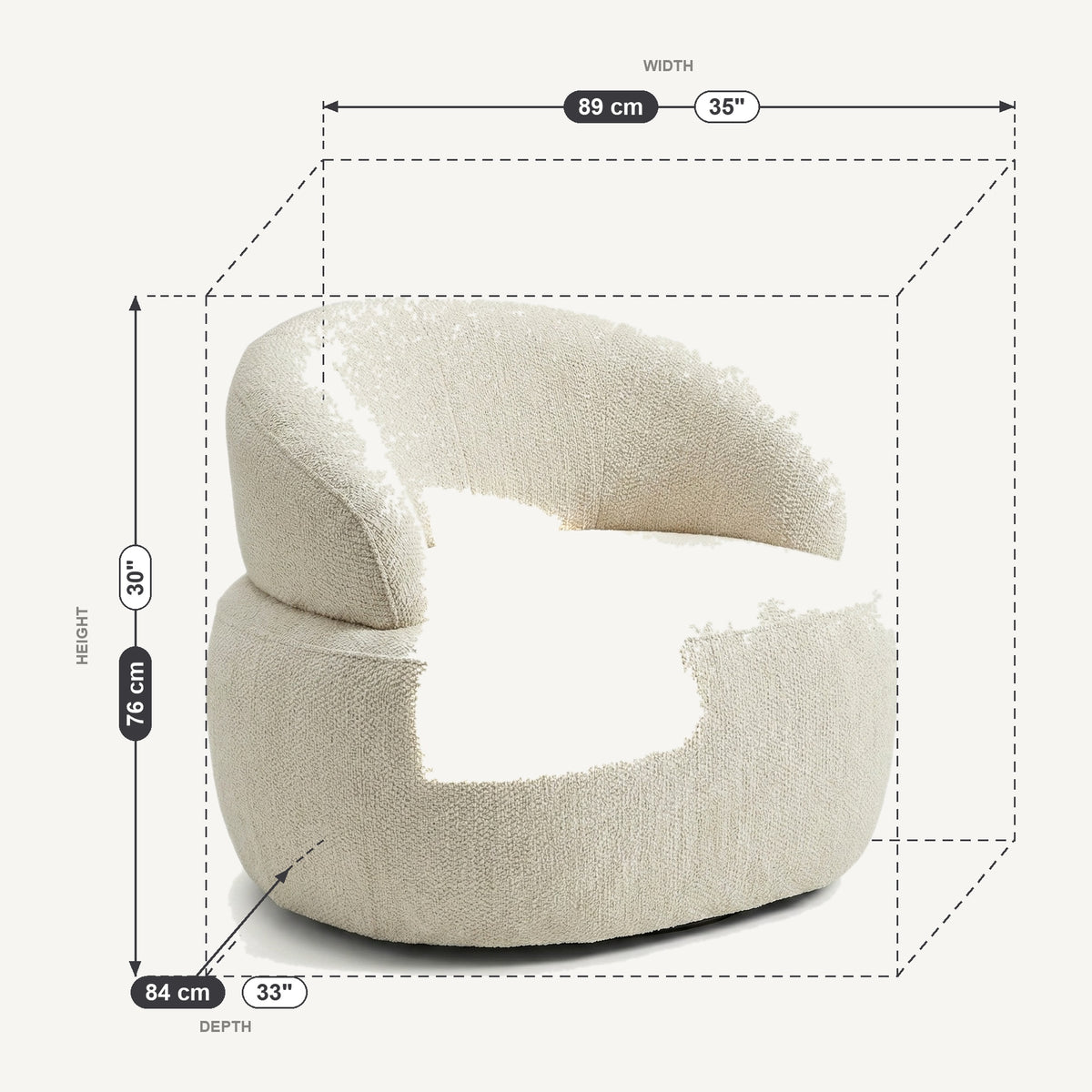 Soho Dimensions Armchair
