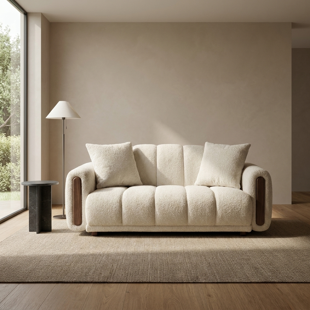 Terra Cream 03 Loveseat Room1