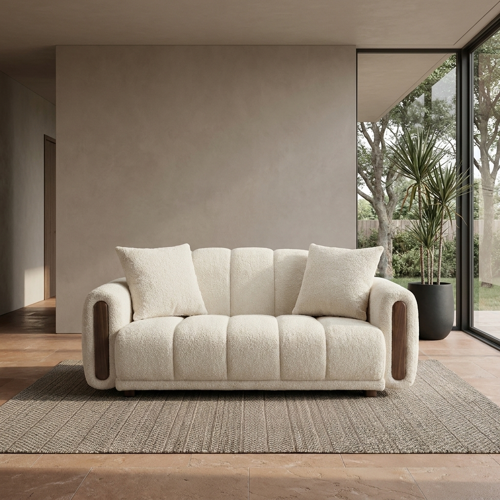 Terra Cream 04 Loveseat Room2