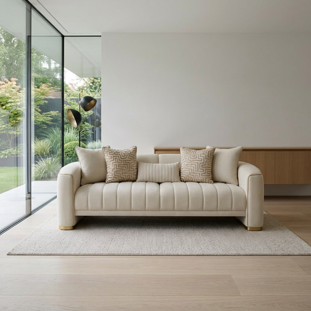 Veronica Beige 01 Sofa Room1