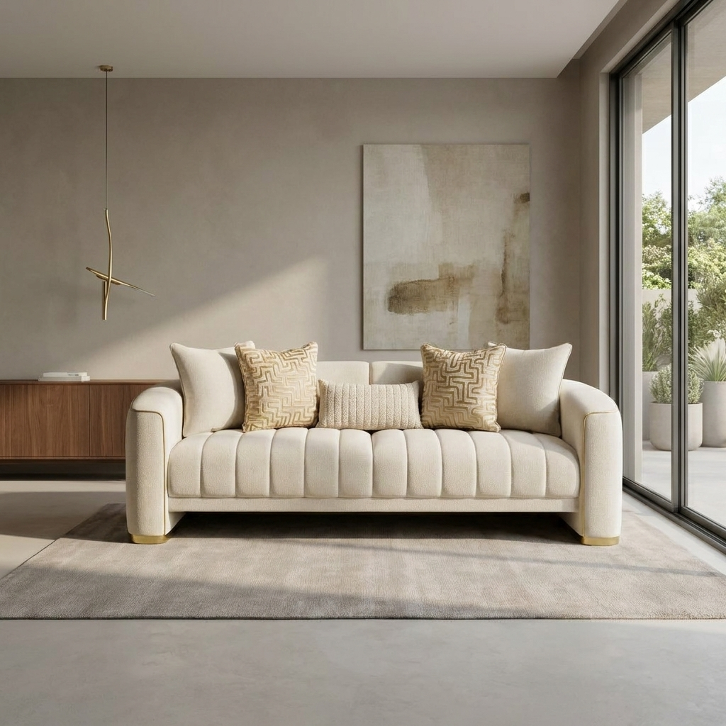Veronica Beige 02 Sofa Room2
