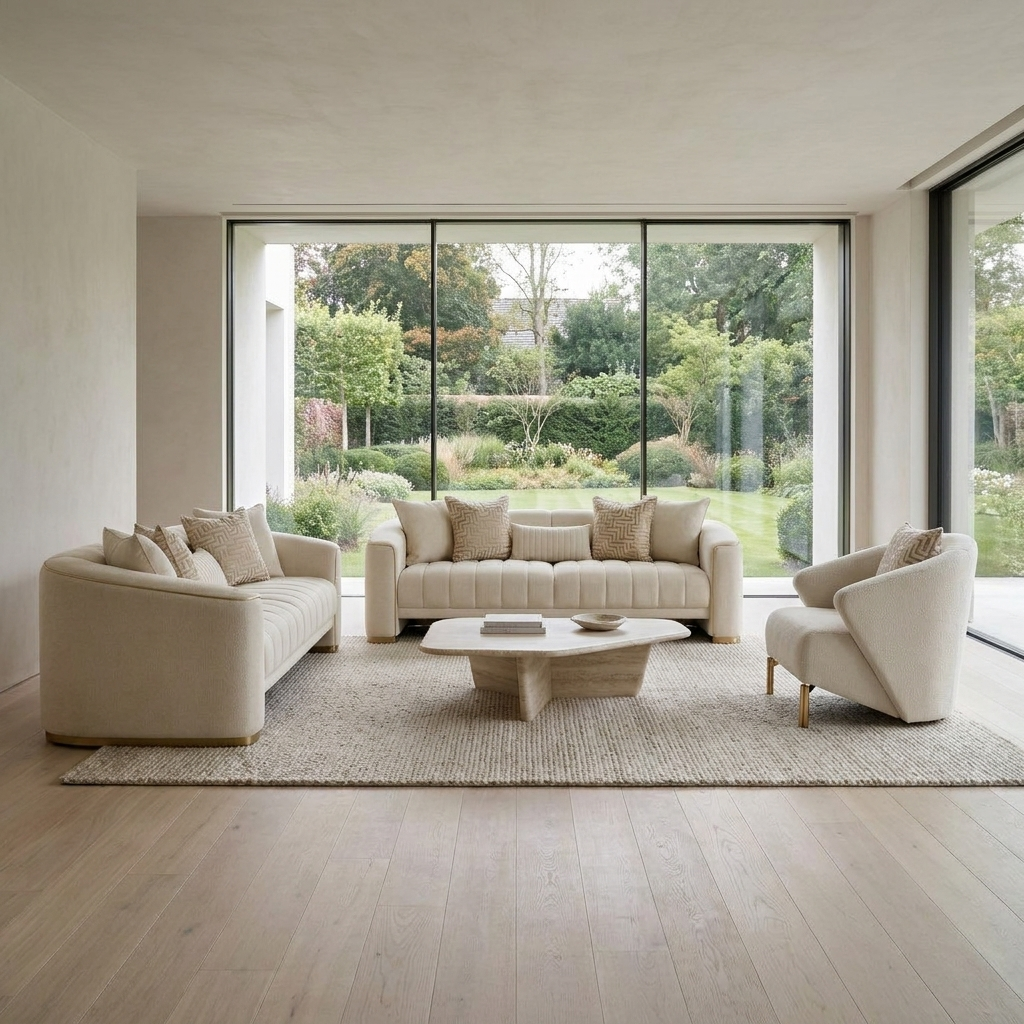 Veronica Beige 11 Set Sofa Sofa Armchair